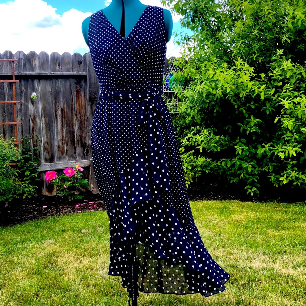 Eliza J Faux Wrap Dress